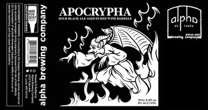 Alpha Brewing Company Apocrypha February 2020
