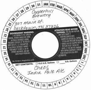 Chaos India Pale Ale March 2020