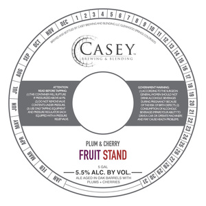 Plum & Cherry Fruit Stand March 2020
