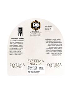 D9 Brewing Co Systema Naturae Scuppernong Grape And Lily March 2020