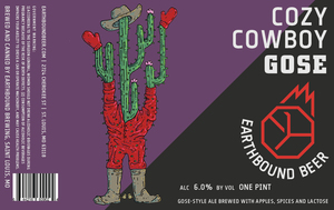 Earthbound Beer Cozy Cowboy