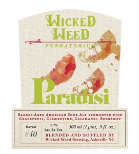 Wicked Weed Brewing Paradisi March 2020