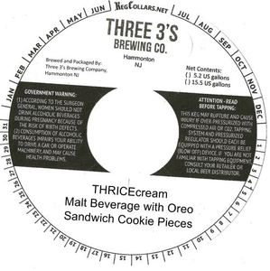 Three 3's Thricecream April 2020