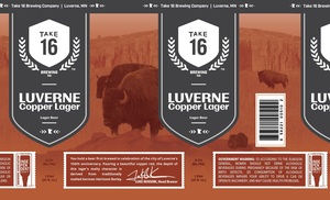 Take 16 Brewing Company Luverne Copper Lager March 2020