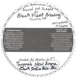 Black Fleet Brewing Tacoma's New Aroma Dank India Pale Ale