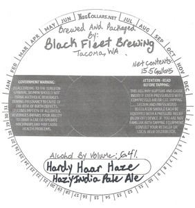 Black Fleet Brewing Hardy Haar Haze Hazy India Pale Ale