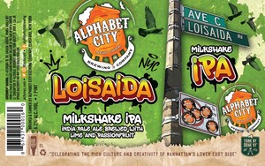 Alphabet City Brewing Company Milkshake IPA March 2020