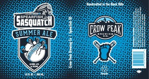 Crow Peak Brewing Co. Spearfish Sasquatch Summer Ale March 2020