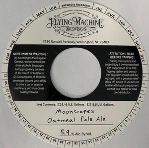 Flying Machine Brewing Co. Moonscapes Oatmeal Pale Ale