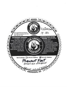 One Legged Pheasant Brewery Pheasant Foot March 2020