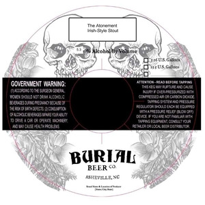Burial Beer Co The Atonement March 2020