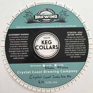 Crystal Coast Brewing Company Crystal Coast India Pale Ale