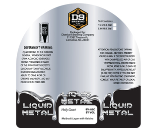 D9 Brewing Co Liquid Metal Holy Goat March 2020