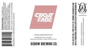 Oxbow Brewing Co. Crossfade March 2020