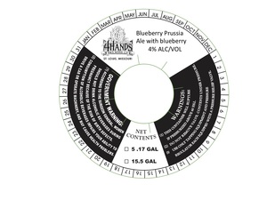 4 Hands Brewing Co Blueberry Prussia Ale