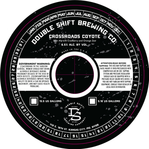 Double Shift Brewing Crossroads Coyote March 2020