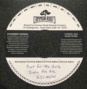 Common Roots Brewing Company Root For The Girls March 2020