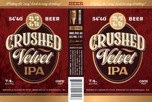 54 40 Beer Crushed Velvet IPA March 2020