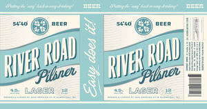 54 40 Beer River Road Pilsner March 2020