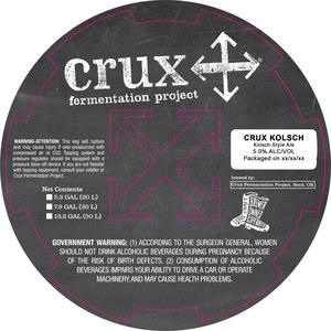 Crux Fermentation Project Crux Kolsch March 2020