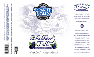 Granite Falls Brewing Company Blackberry Falls Sour Blackberry Ale March 2020
