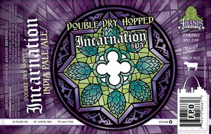 Incarnation India Pale Ale Double Dry Hopped Incarnation India Pale Ale March 2020