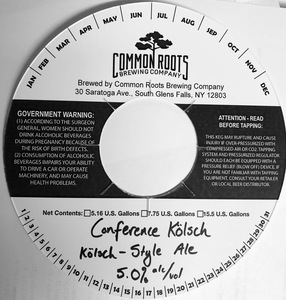 Common Roots Brewing Company Conference Kolsch March 2020
