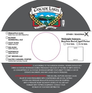 Cascade Lakes Brewing Company Midnight Sojourn March 2020
