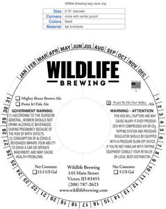 Wildlife Brewing Watch Me Hit This! Altbier Ale March 2020