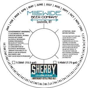 Sherby - Northeast-style Pale Ale March 2020