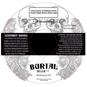 Burial Beer Co Exhumation Of Restless Souls March 2020