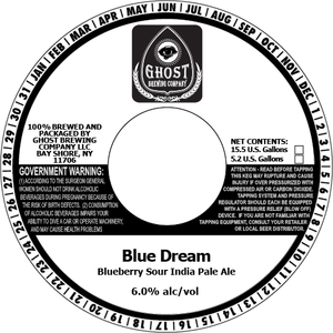 Ghost Brewing Company Blue Dream March 2020
