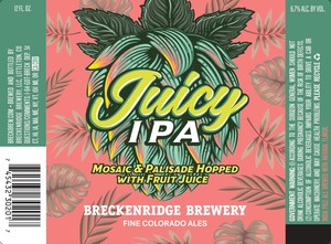 Breckenridge Brewery, LLC Juicy IPA
