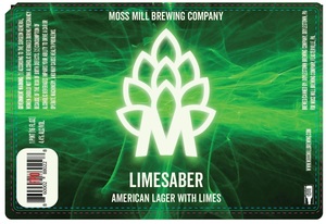 Moss Mill Brewing Company Limesaber American Lager With Limes