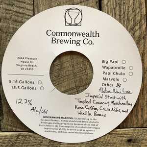 Commonwealth Brewing Co Aloha Nui Loa April 2020