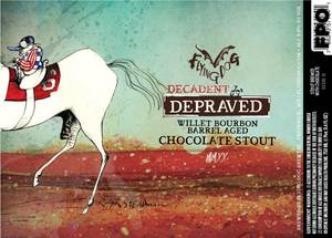 Flying Dog Brewery Decadent & Depraved Willet Bourbon Barrel Aged Chocolate Stout