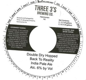 Double Dry Hopped Back To Reality March 2020