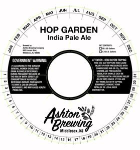 Ashton Brewing Hop Garden March 2020