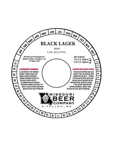 Missouri Beer Company Black Lager March 2020