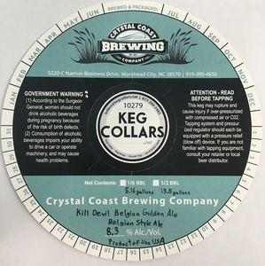 Crystal Coast Brewing Company Kill Devil Belgian Golden Ale