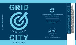 Grid City Beer Works Pale Ale April 2020