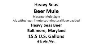 Heavy Seas Beer Mule April 2020