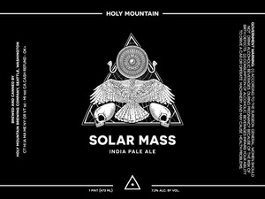 Holy Mountain Solar Mass April 2020