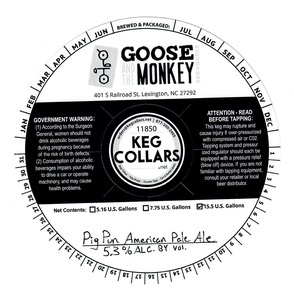 Goose And The Monkey Brew House Pig Pun American Pale Ale