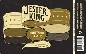 Jester King Unfiltered Pilsner April 2020