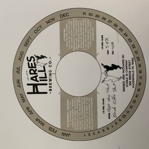 Hares Hill Brewing Company Hippie Hare Stout April 2020