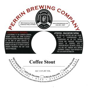 Perrin Brewing Company Coffee Stout April 2020