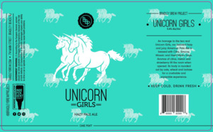 Bradley Brew Project Unicorn Girls April 2020