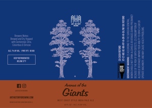 Avenue Of The Giants West Coast Style India Pale Ale