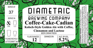 Diametric Brewing Company Coffee-cake-cadian
